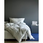 Høie sengesæt Frøya økologisk bomuld i farven himmelblå